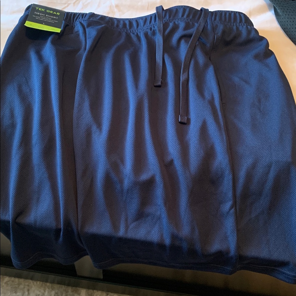 Tek Gear Blue Performance Shorts NWT